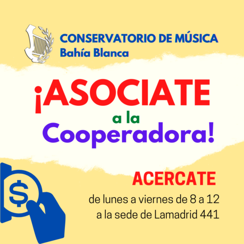 La Cooperadora te invita a asociarte