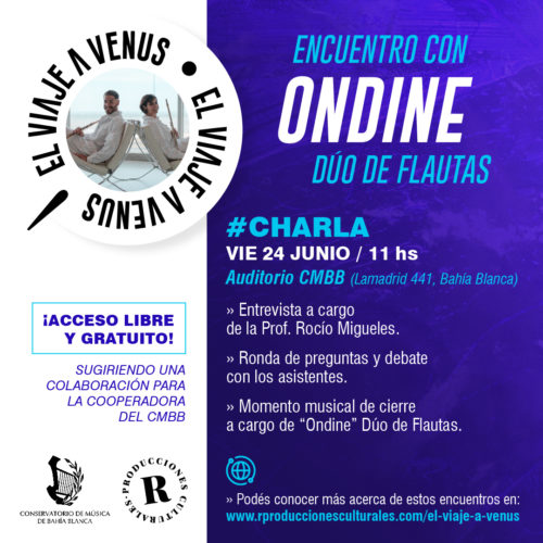 Encuentro con «ONDINE», dúo de flautas