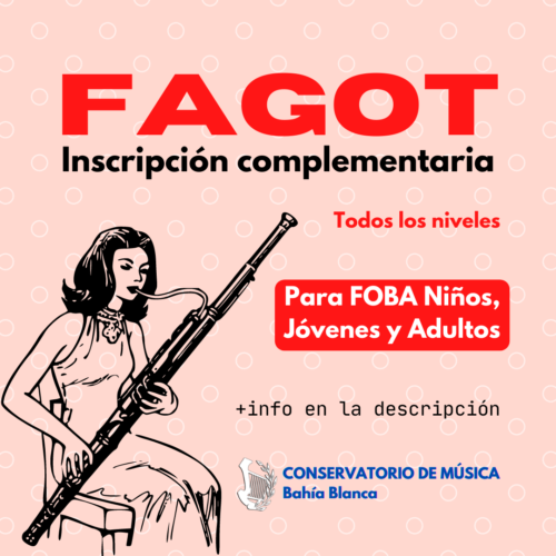 FAGOT: inscripción complementaria