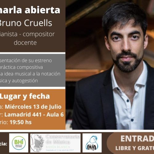 Charla abierta con el compositor Bruno Cruells