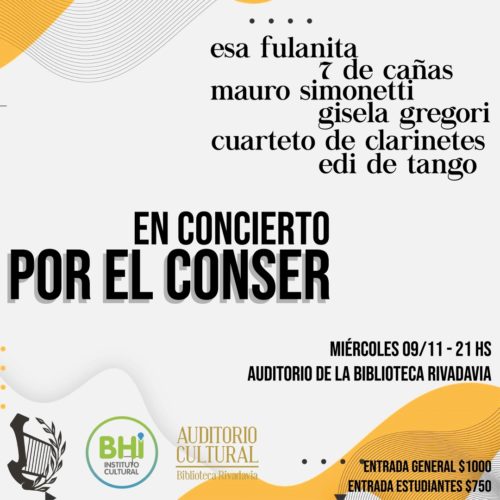 EN CONCIERTO POR EL CONSER