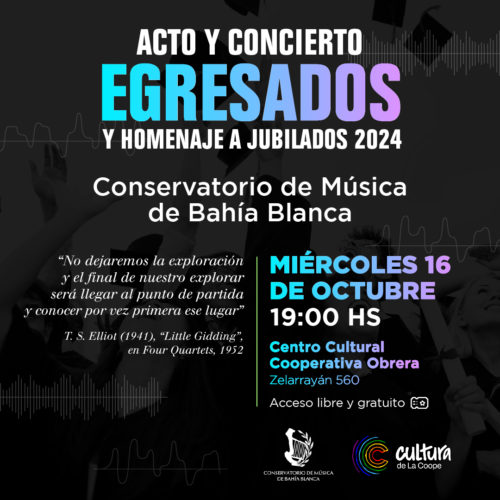 ACTO Y CONCIERTO DE EGRESADOS