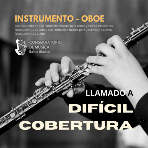 LLAMADO A DIFÍCIL COBERTURA: OBOE – FOBAs
