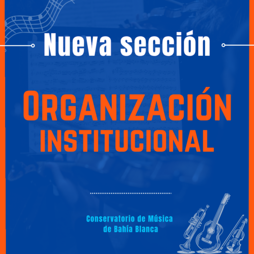 NUEVO ESPACIO EN LA WEB PARA LA ORGANIZACIÓN INSTITUCIONAL