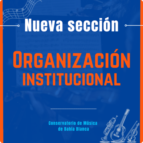 NUEVO ESPACIO EN LA WEB PARA LA ORGANIZACIÓN INSTITUCIONAL