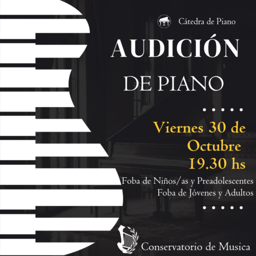 Audición de Piano