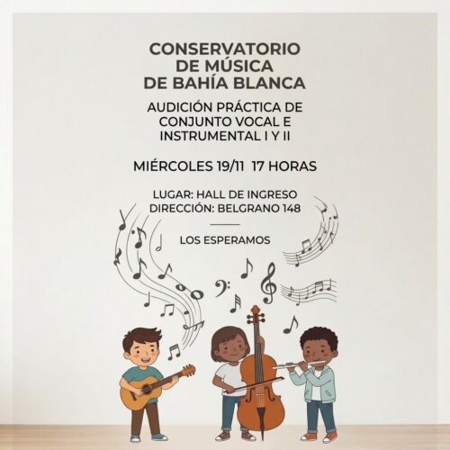 Audición Práctica de Conjunto Instrumental y Vocal I – II